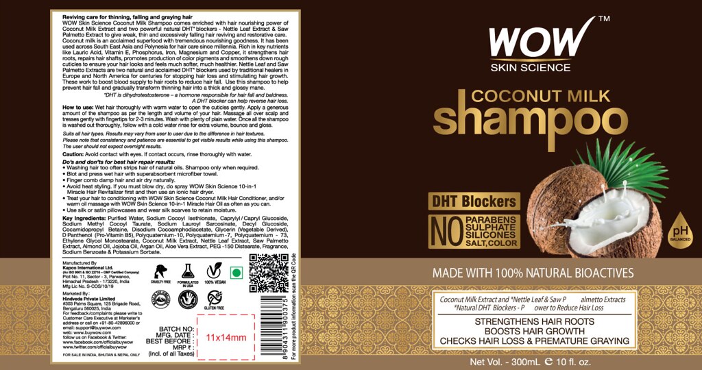 Coconut Milk Shampoo Ingredients Label Javier Zepeda Flickr