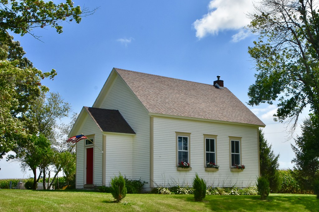 One room schoolhouse North English, Iowa Steve Lamb Flickr