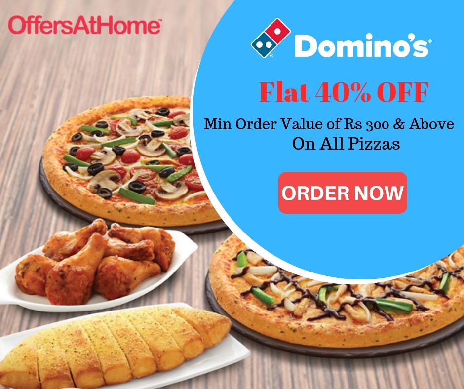 Domino's Pizza Coupon Codes Offers Flat Rs 300 OFF on All… Flickr