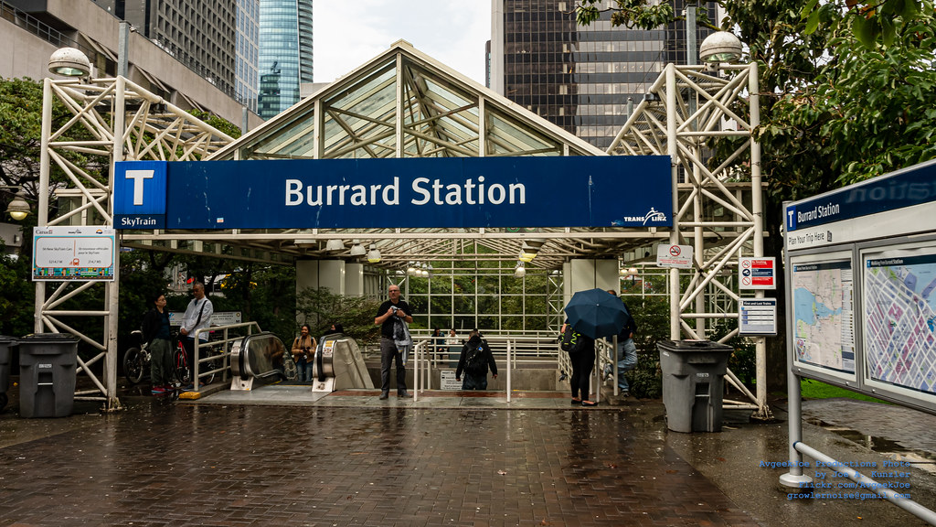 The Burrard Station Entryway With A Jada Map to Starboard Flickr