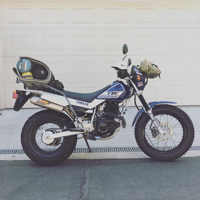 Man Racks Front Rack for Yamaha TW200 TDUB Club