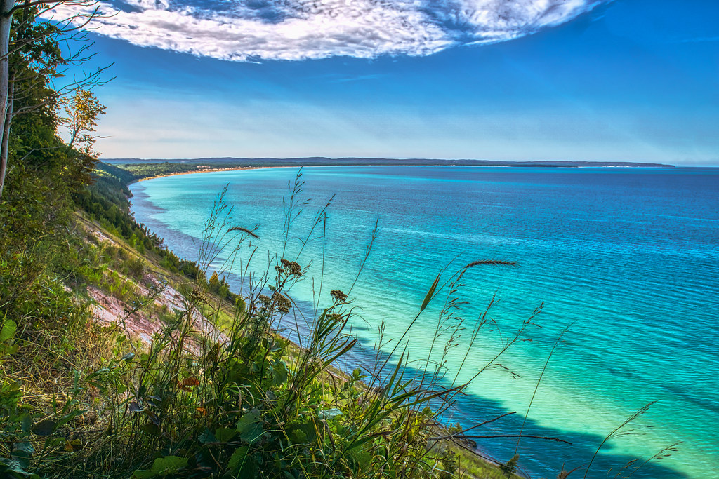 Elevation of Benzonia Township, MI, USA Topographic Map Altitude Map