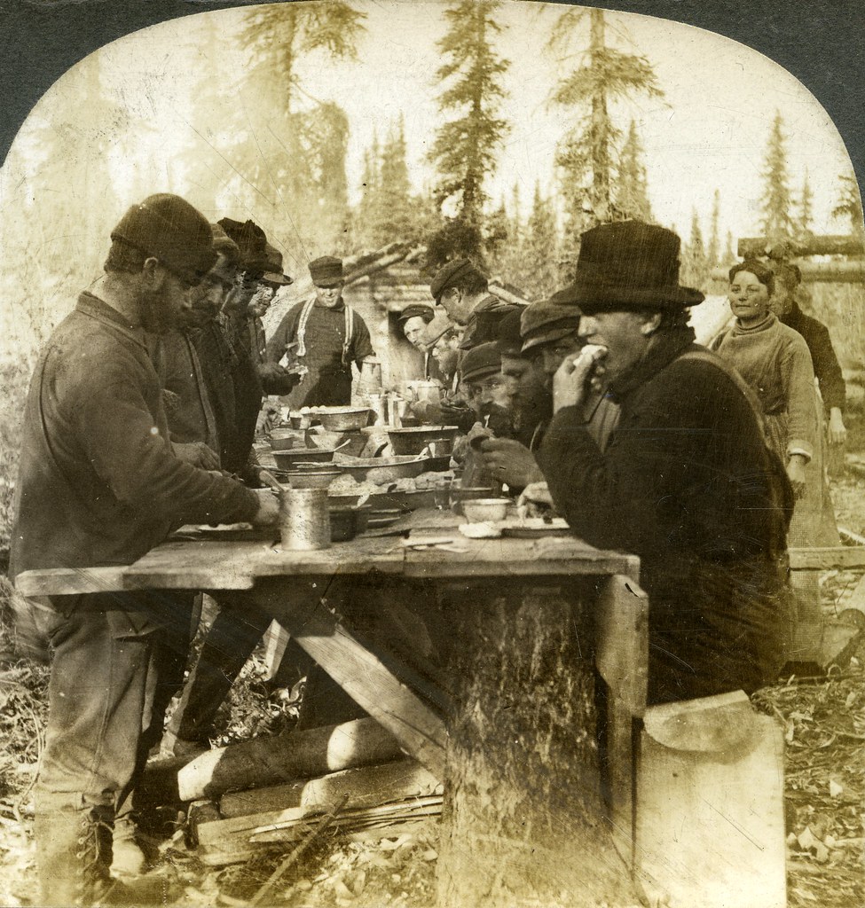 1890s Alaska Gold Rush "A Miners Banquet, Beaver City, 75 … Flickr
