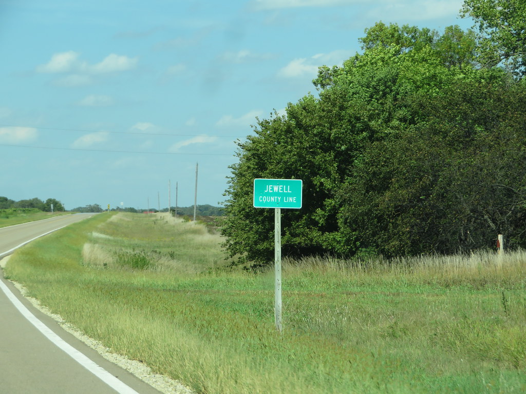 Jewell County Line, Kansas Route 128 Between Glen Elder, K… Flickr