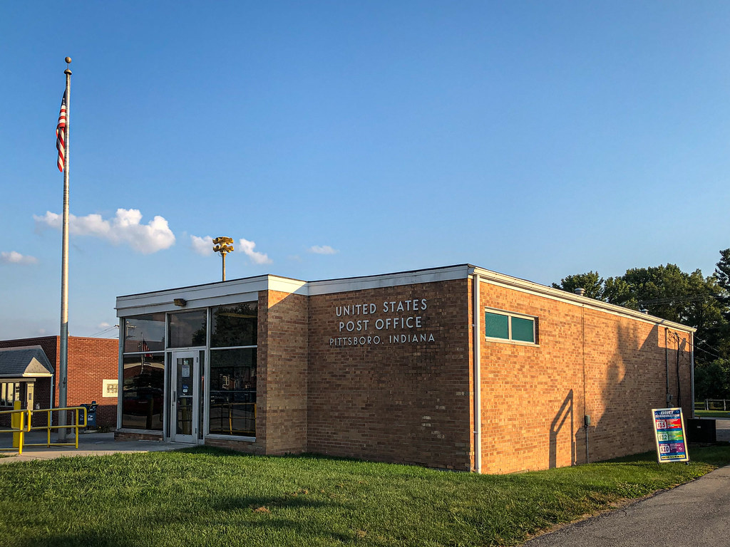 Pittsboro Indiana Post Office Zolt Levay Flickr