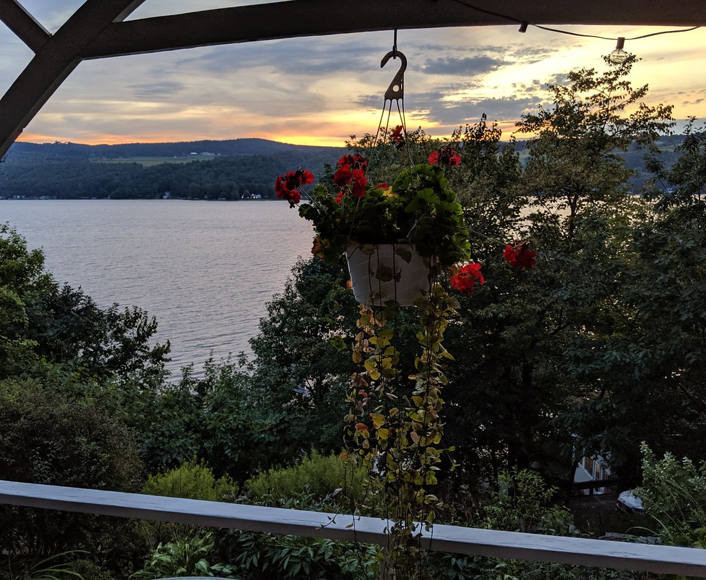 sunset, our Airbnb 11532 East Lake Road, Hammondsport, N… Flickr
