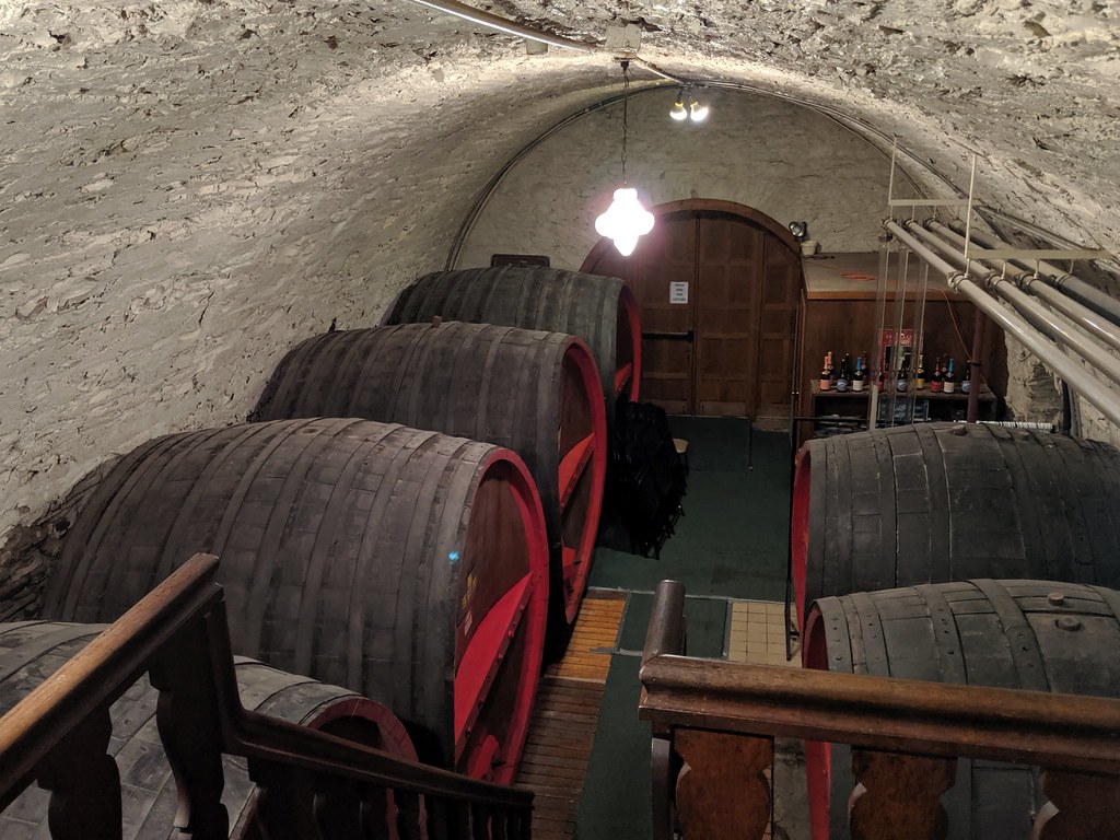 old wine barrels, old Taylor Wine Co. building Hammondsp… Flickr