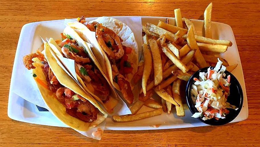 Dining Out BBQ Brisket Tacos With Fries, Applebee's In B… Flickr