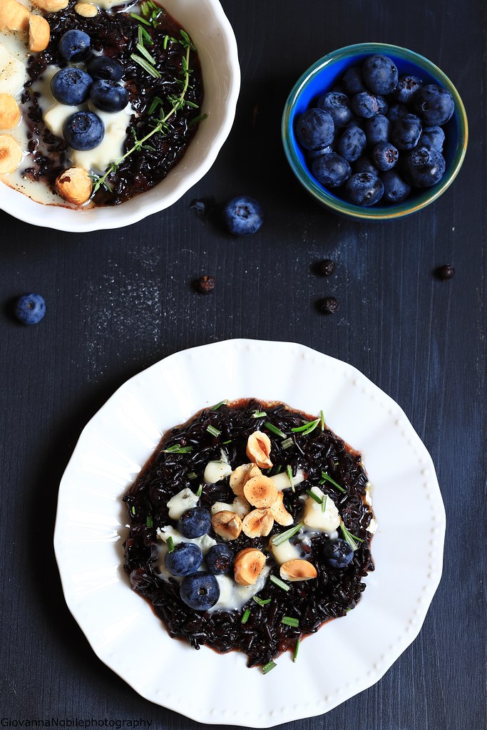 Risotto con mirtilli e dolce ricetta/recipe ww… Flickr