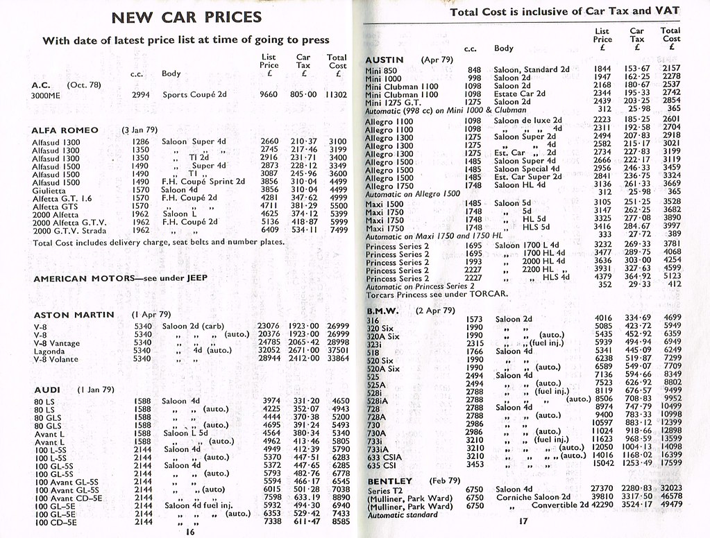 Glass's Guide Car Values May 79 016017 New car prices Flickr