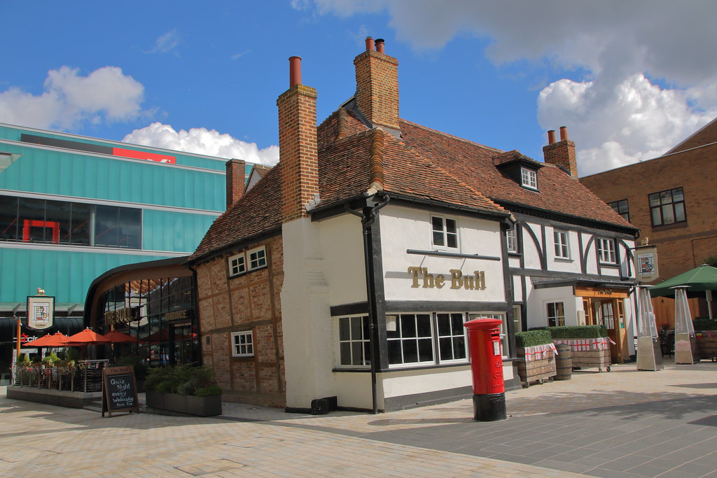 The Bull, Bracknell. The original pub with the addition in… Flickr