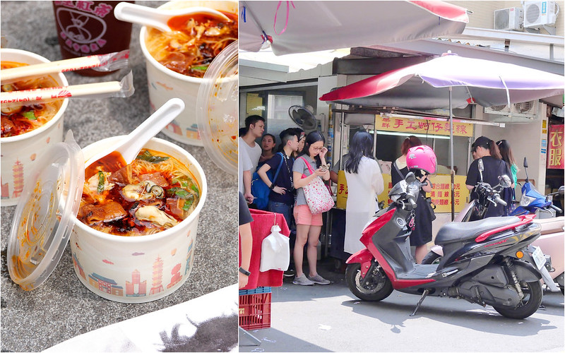 樂群手工麵線_台中第五市場：每週只開四天排隊沒停過！三種料綜合麵線50元銅板價第五市場必吃！