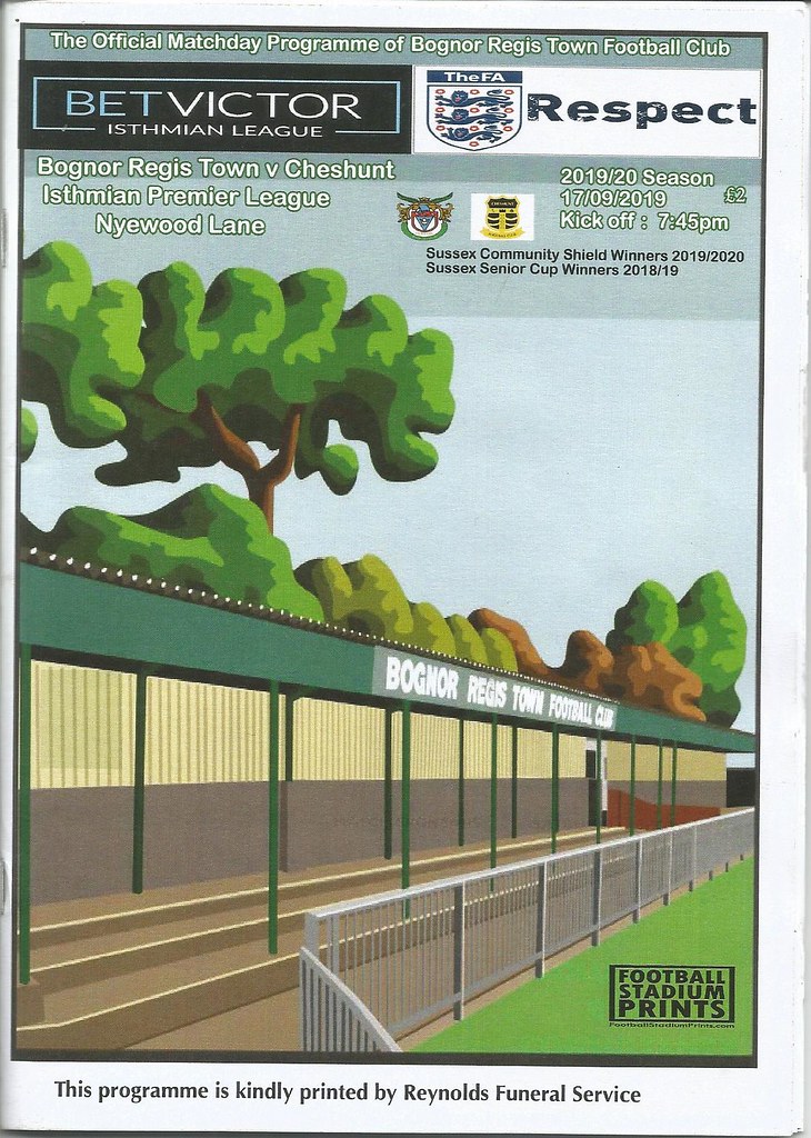 Bognor Regis Town Vs Cheshunt Tuesday 17th September 2019 … Flickr
