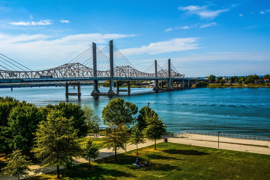 Ohio River Waterfront Louisville, Kentucky. Ohio River W… Flickr