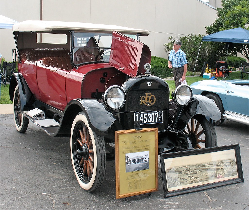 1921 REO At the Amboy, Illinois Car Show, 2019. Curt J Flickr
