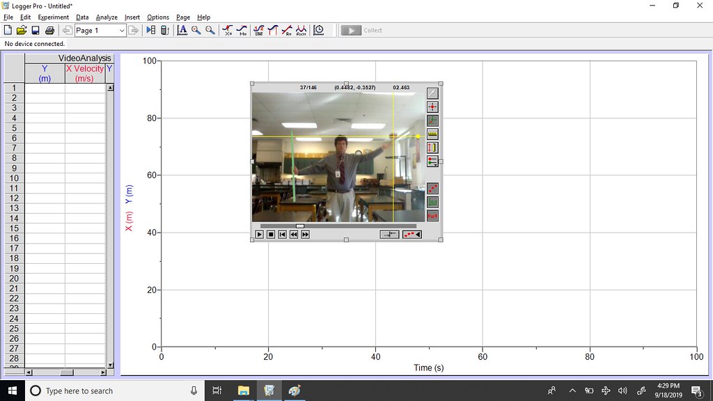 Using Vernier Logger Pro to perform Video Analysis on a Fa… Flickr