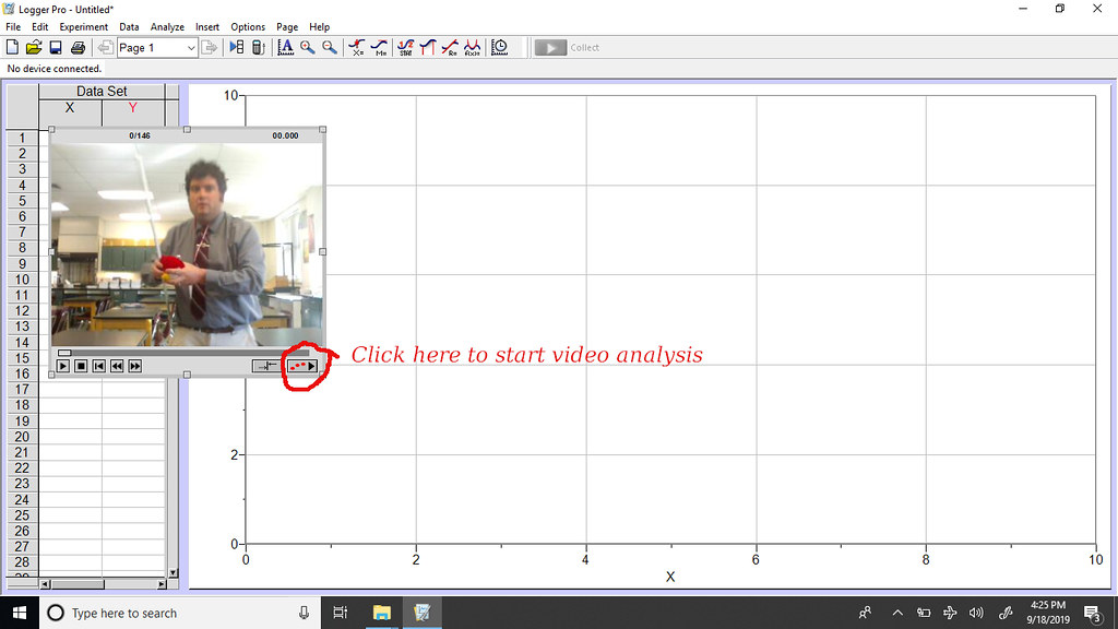 Using Vernier Logger Pro to perform Video Analysis on a Fa… Flickr