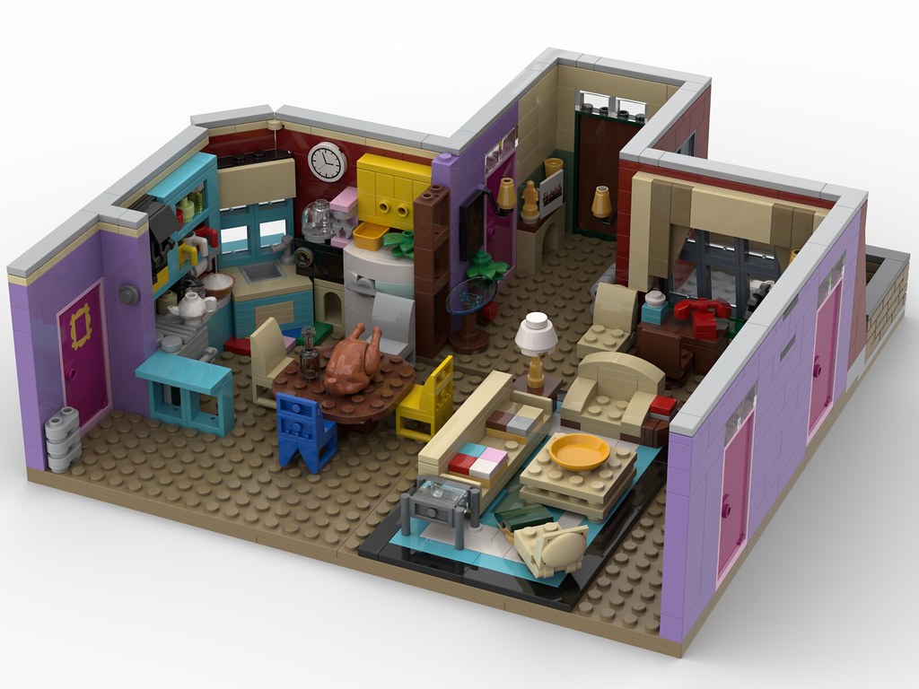 Friends The Television Series Monica’s Apartment Custom Models