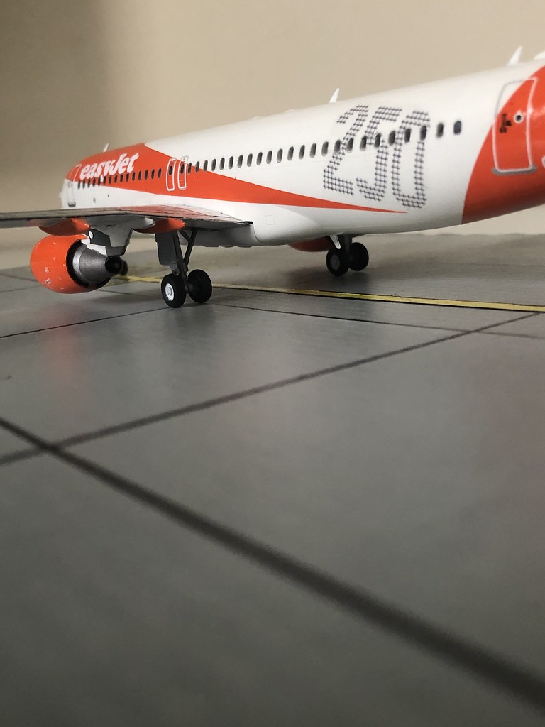 Revell A320 “easyJet 250th Airbus” in 1/144 Ready for Inspection