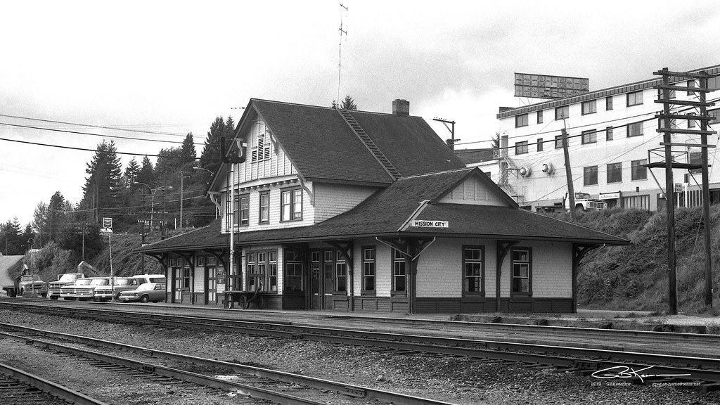 Canadian Pacific Mission City station Mission BC c1978 Flickr