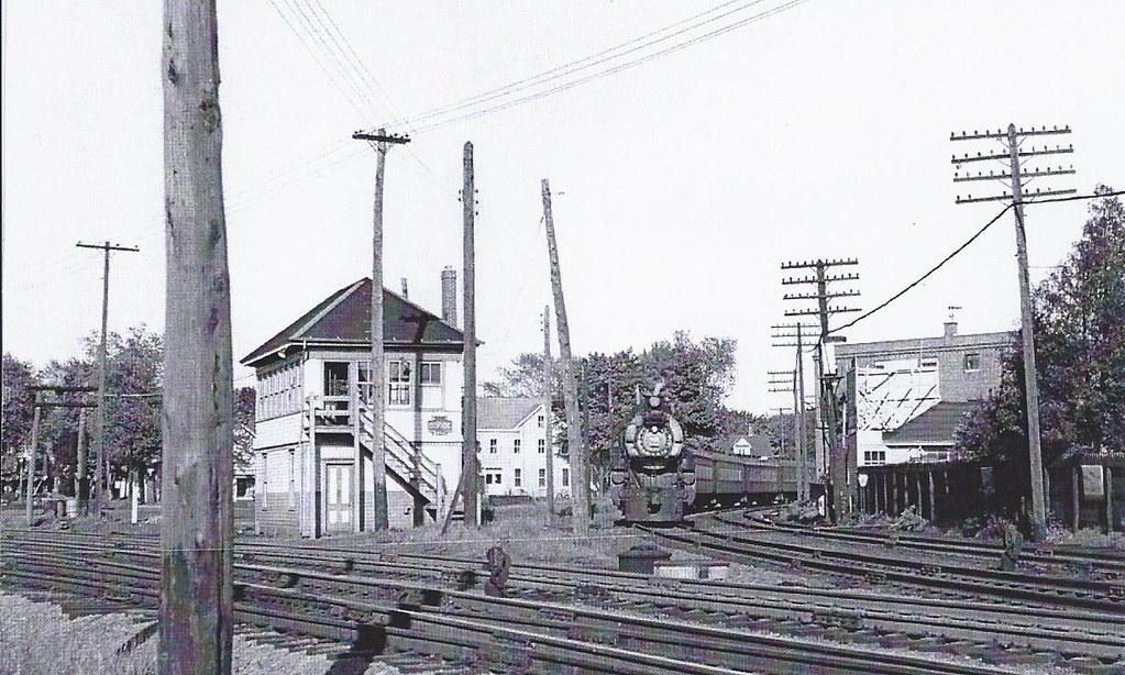 Old Hicksville NY Passenger steam train approaching Hicksv… Flickr