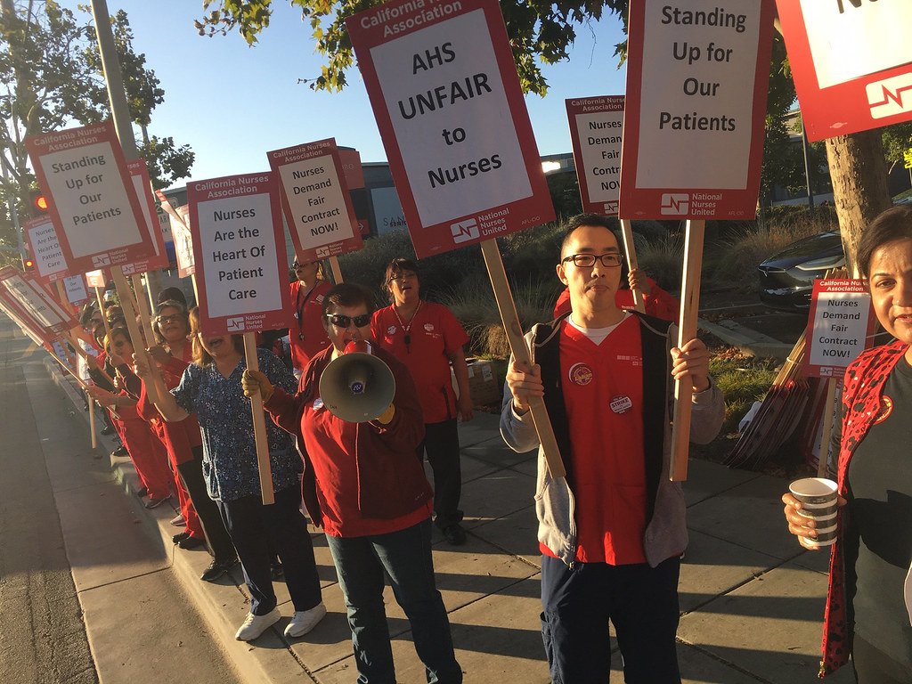 OneDay Strike Alameda & San Leandro Hospital Flickr