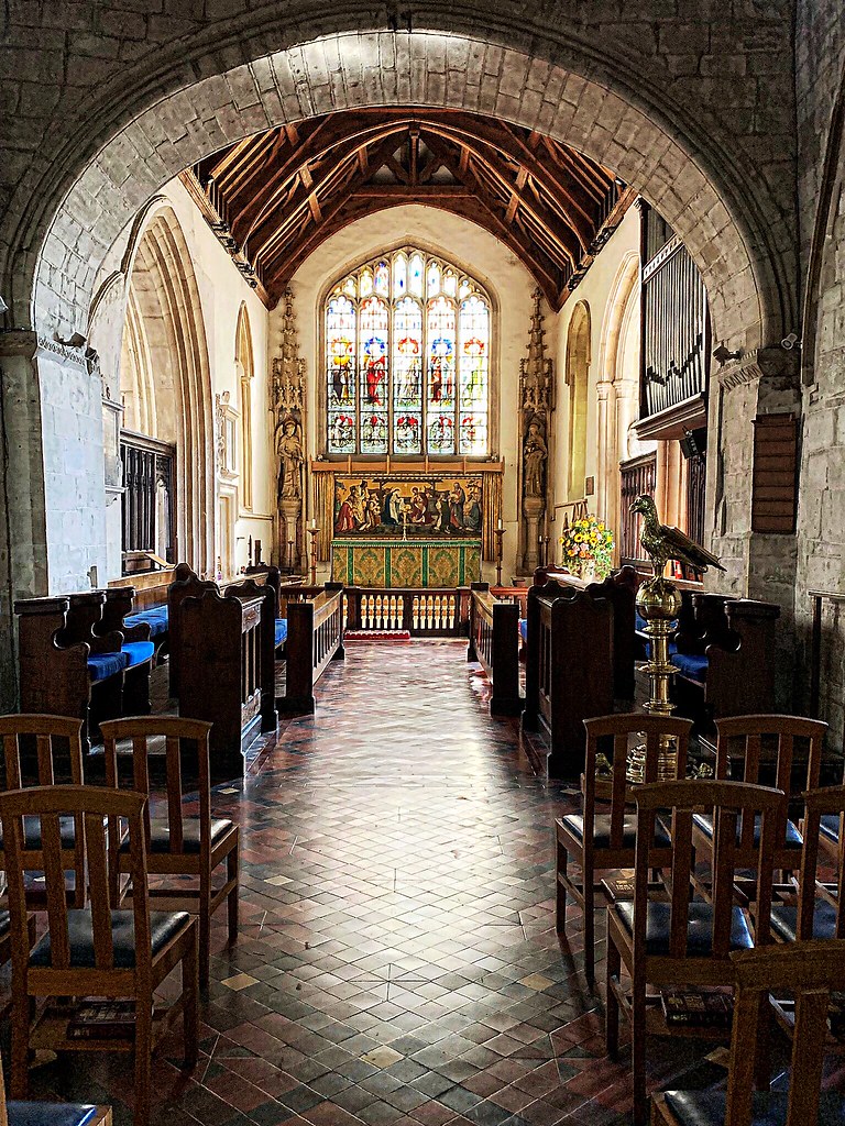 Burford Church, England The town of Burford began in the m… Flickr