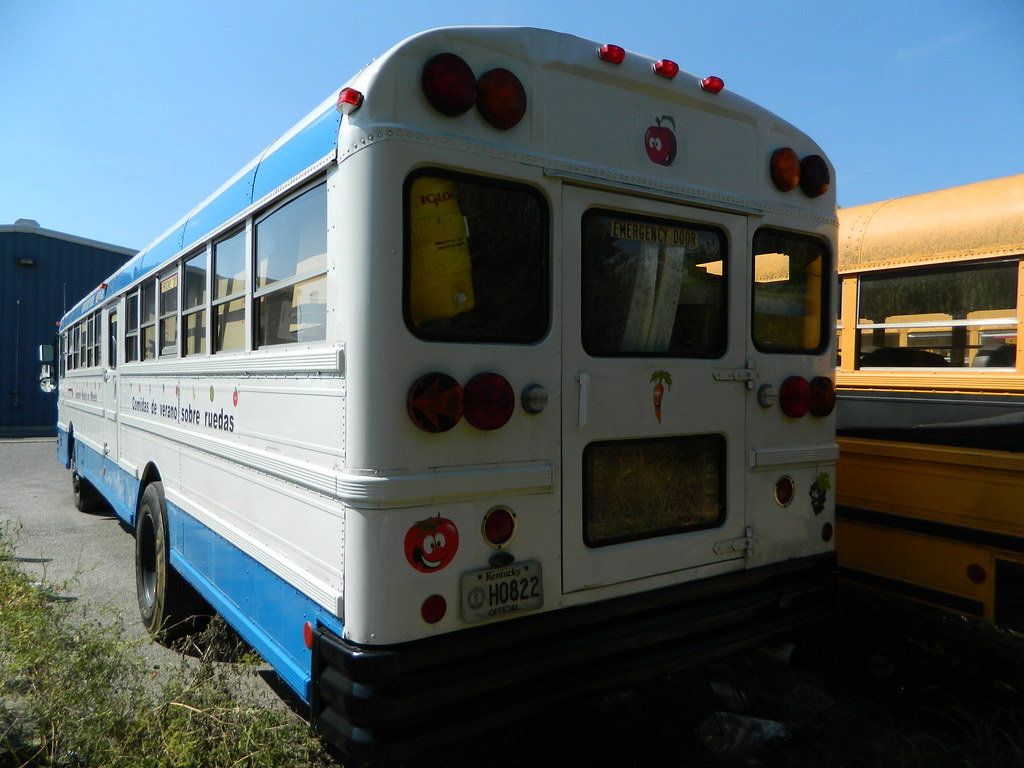 Clinton County Schools Bus Stop Cafe ex87 (5) Bus lot A