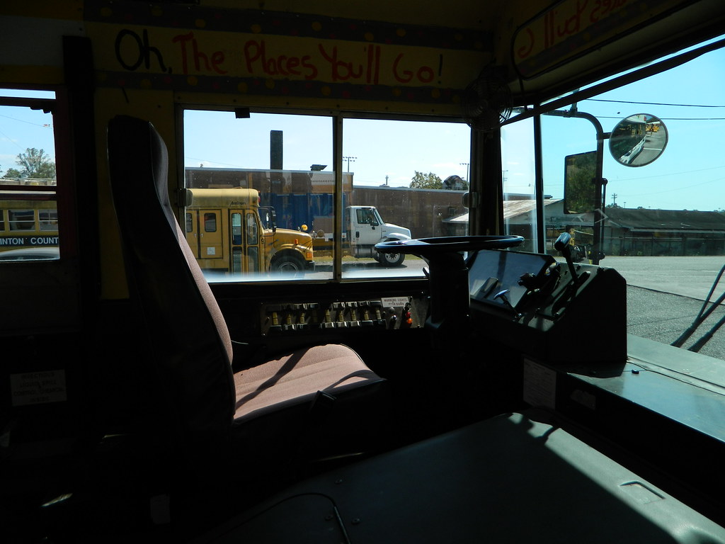 Clinton County Schools Bus Stop Cafe ex87 (4) Bus lot A