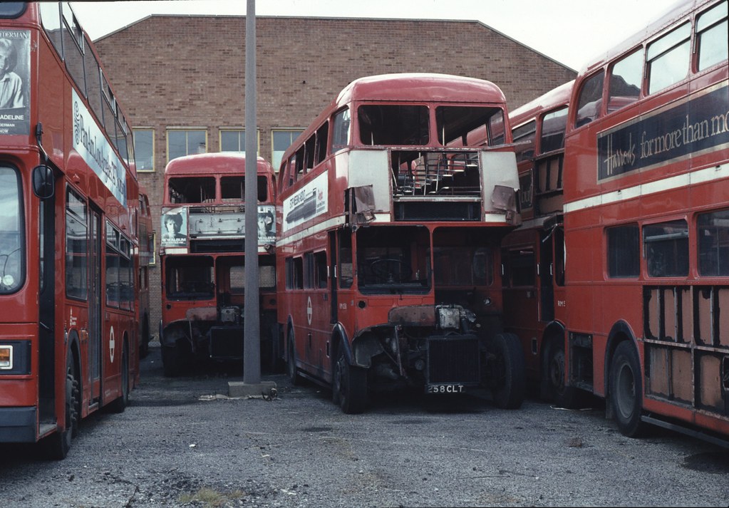 Aldenham Bus Overhaul Works RM 1258 looking like it will b… Flickr