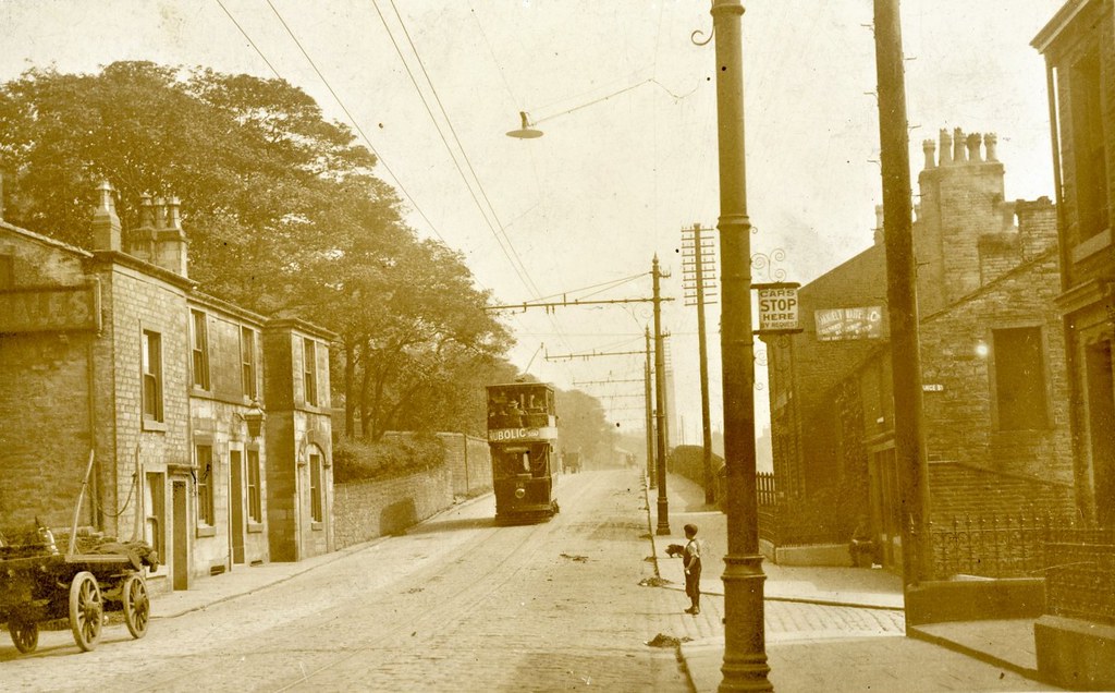 Tram, Manchester Road, Baxenden thanks to JR Robert Wade (Wadey) Flickr