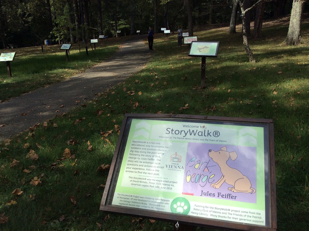 StoryWalk Ribbon Cutting at Glyndon Park StoryWalk® at Gly… Flickr