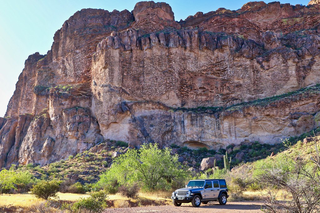 Enjoying the weather Peralta Canyon Trail, base of the Sup… Flickr