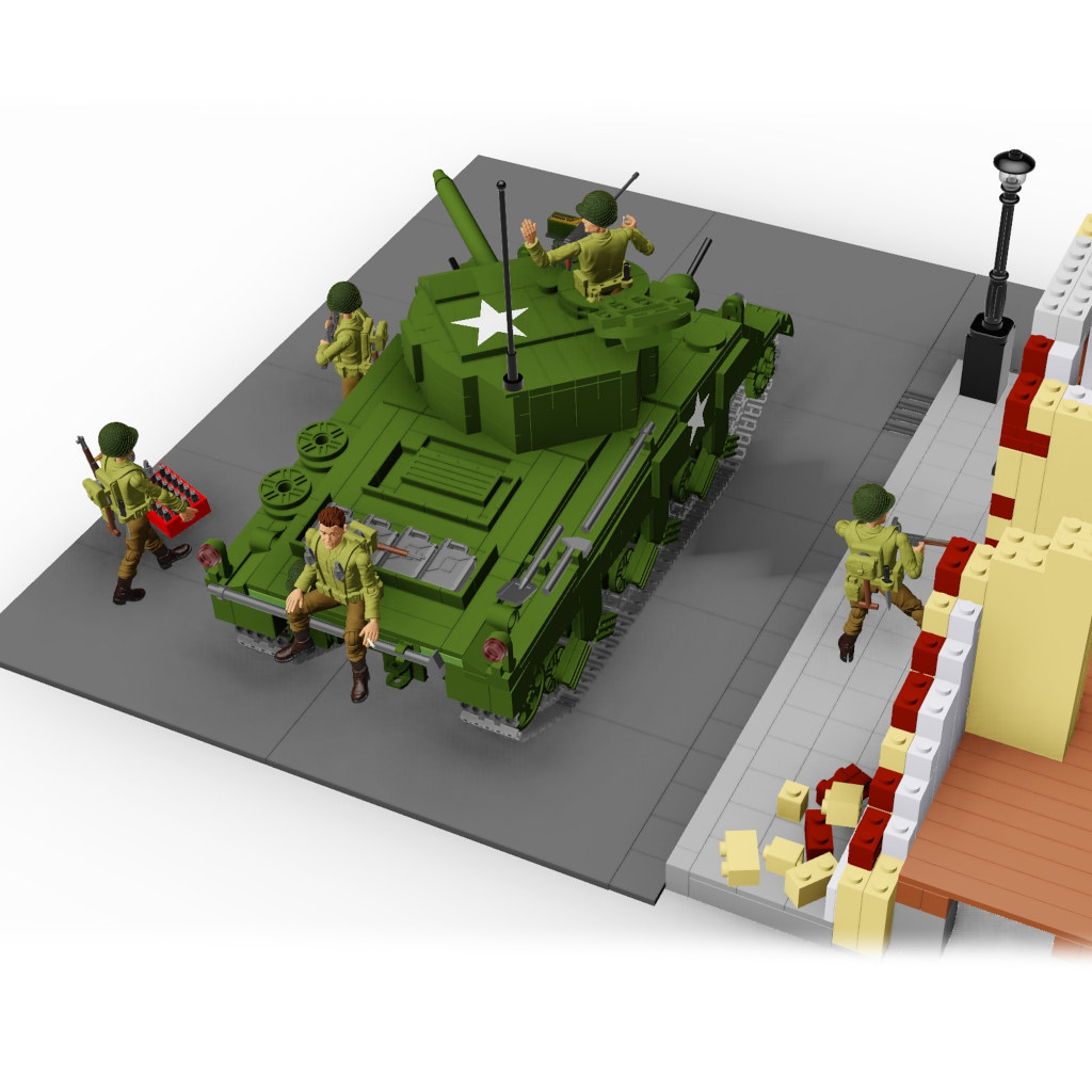 Sherman Tank RS3 This is a construction brick M4 Sherman d… Flickr