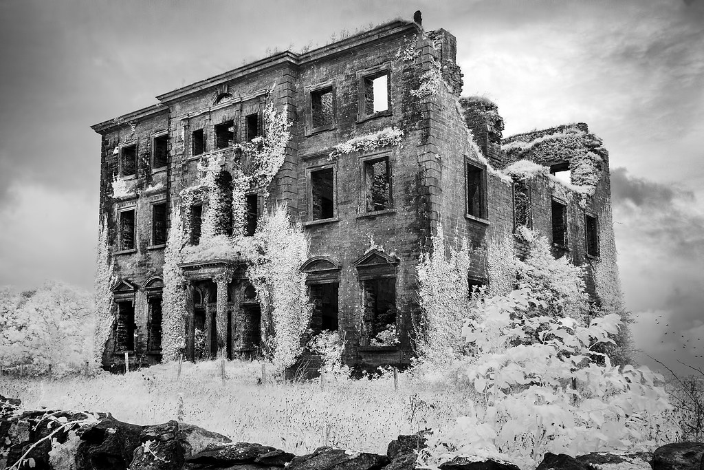 Haunted [IR] Ruins of Tyrone House, County Galway, Ireland… Flickr
