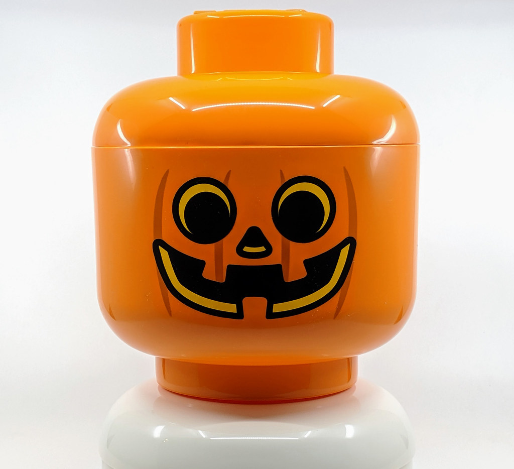 LEGO Pumpkin Storage Head Review Flickr