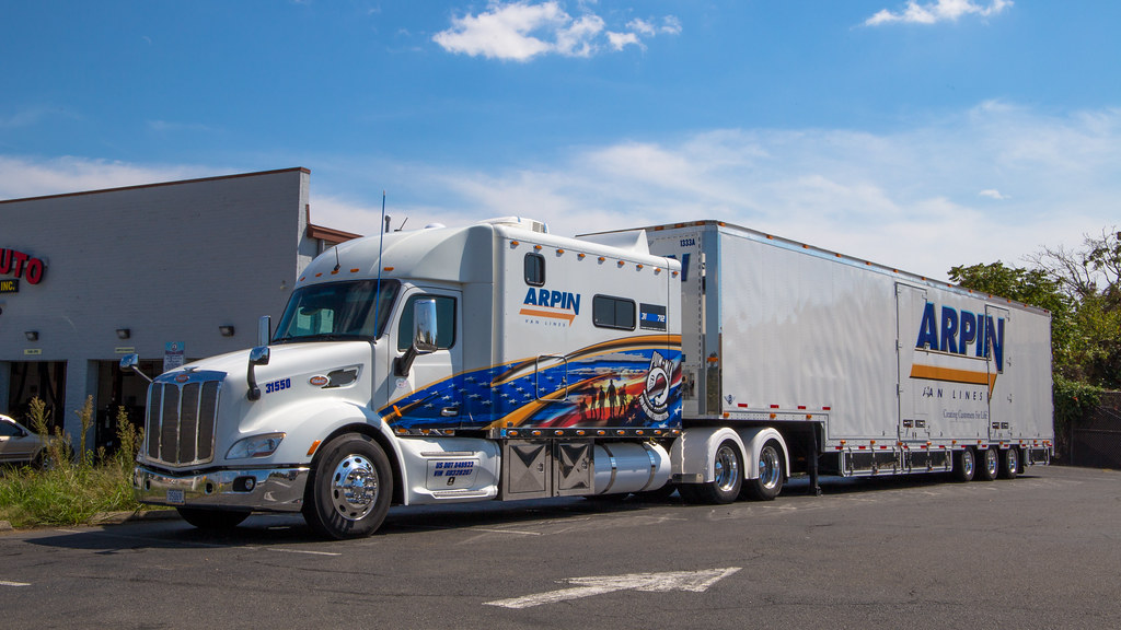 Peterbilt 579 for Arpin Van Lines. NoVa Truck & Transport Photos