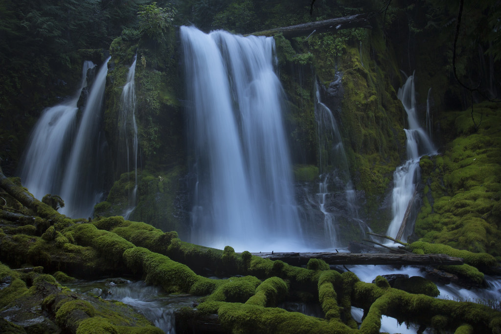 Downing Creek Falls, Oregon I took over 80 shots of this w… Flickr