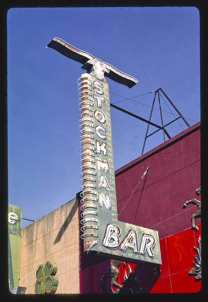 Stockman Bar sign, Wibaux, Montana (LOC) Margolies, John,,… Flickr