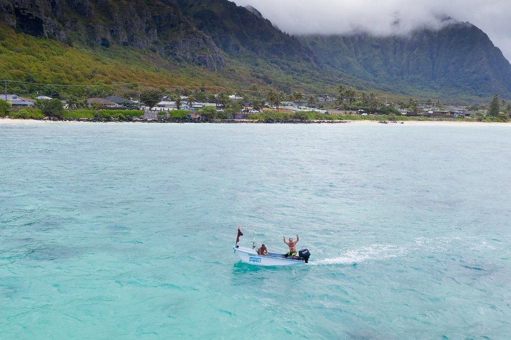 Hawaiian Electric at the annual Waimanalo Boat Ramp Papio Tournament