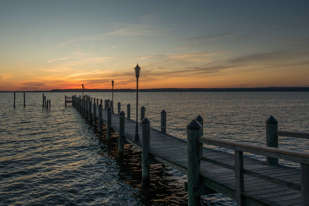 Chesapeake Bay Sunset Sandy Cove, Maryland, USA07179 Flickr
