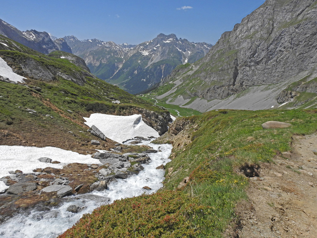 En longeant la Glière vers la vallée Edouard Flickr