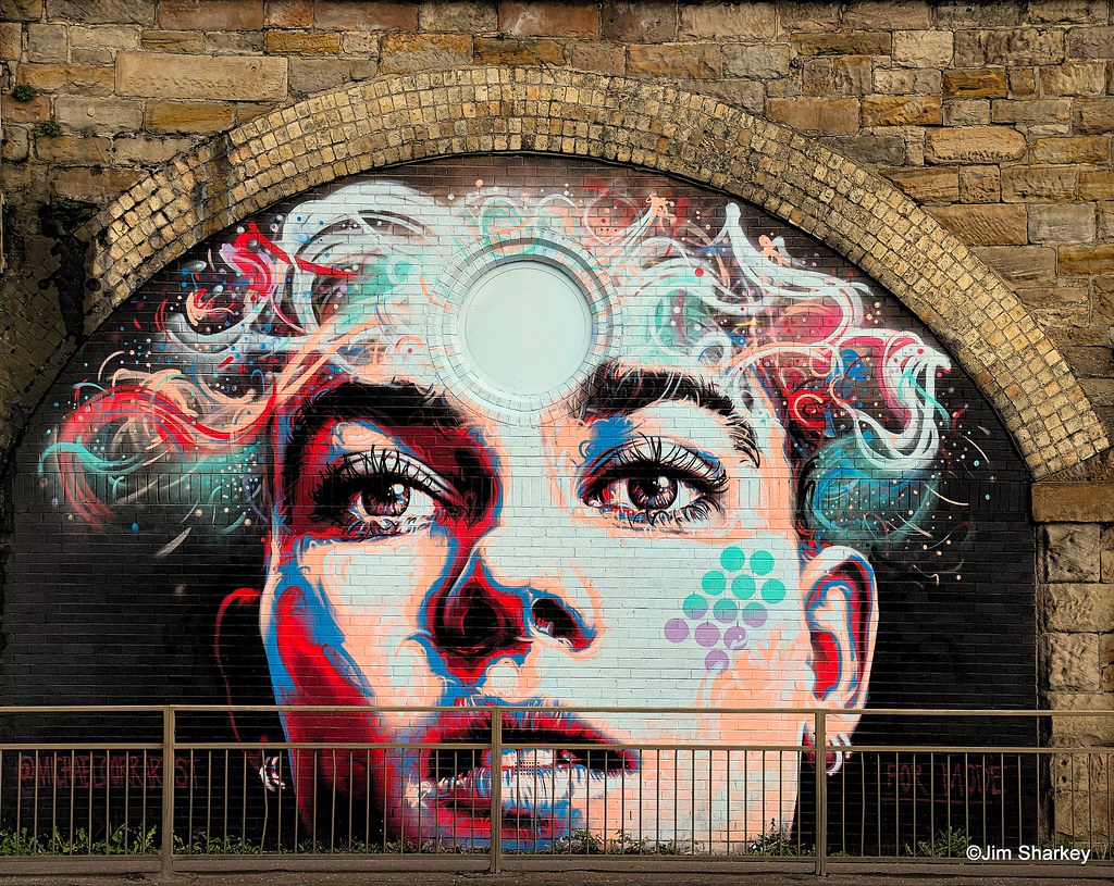 Glasgow wall art Jim Sharkey Flickr