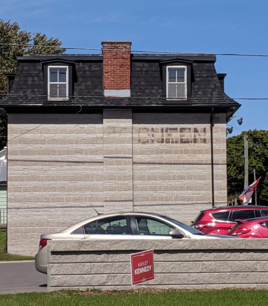 Ontario Ghost Sign QUEEN Harrowsmith, Ontario jmaxtours Flickr