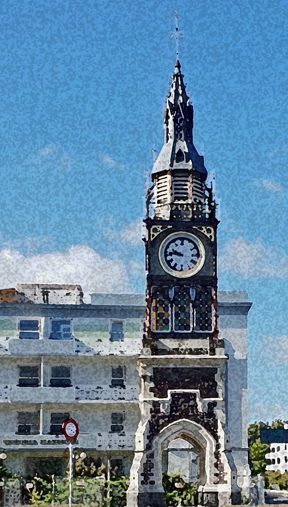 Victoria Street famous clock. Christchurch NZ Suzanne Fenton Flickr