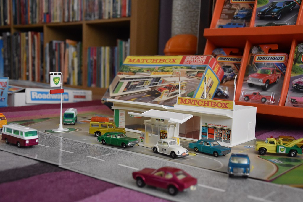 Matchbox MG1 BP Service Station. EYBusman Flickr