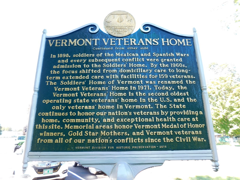 Vermont Veteran's Home Historic Marker Bennington, Vermont… Jimmy