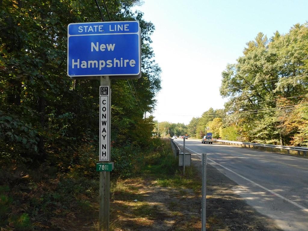 New Hampshire State Line US Hwy 302 Center Conway Flickr