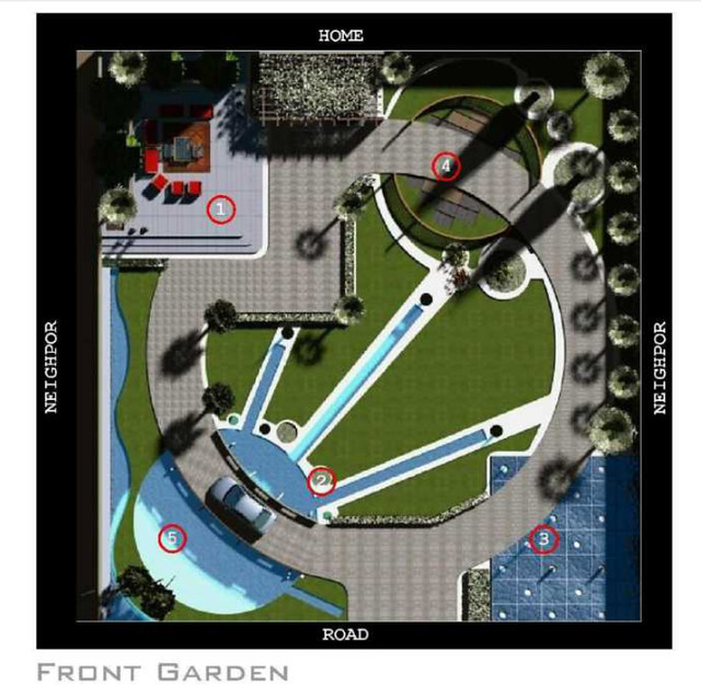Front Garden Site View Royal Landscape Designed by Kha??? Flickr