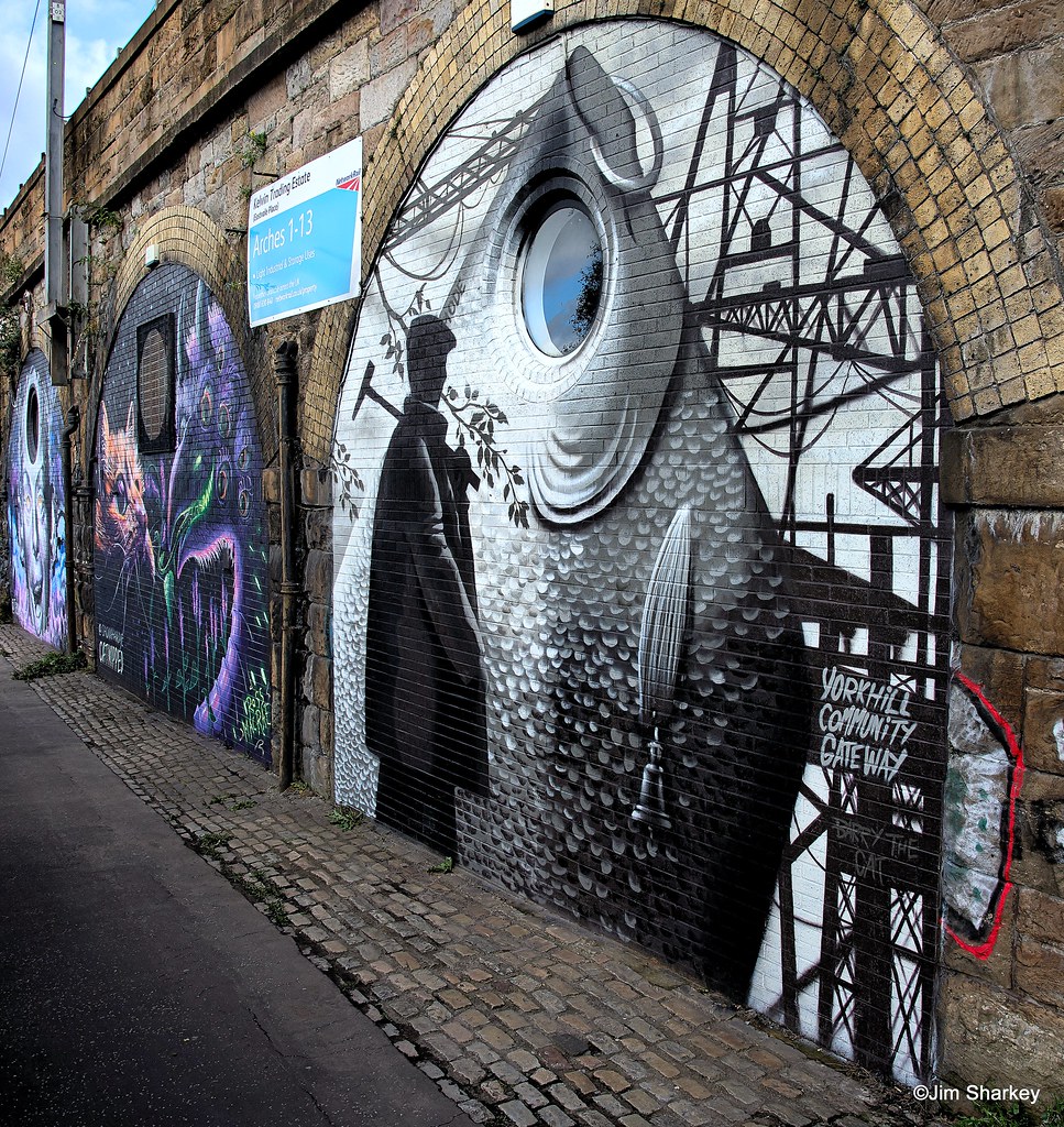 Glasgow wall art Jim Sharkey Flickr